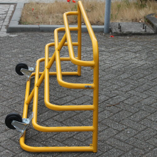 Voetbaldoeltjes Tube aluminium (1.5 x 0.75 m) 26 Voetbaldoeltjes model Tube, verzinkt en gecoat in een ral kleur van uw keuze
